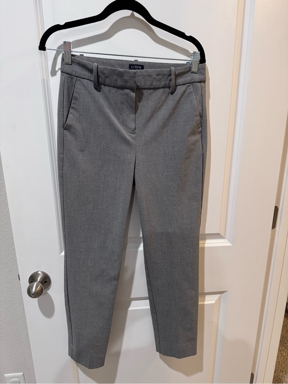 J.Crew Gray Crop Dress Pants